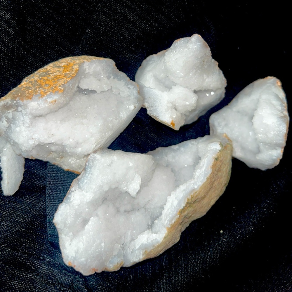 Multiple Quartz crystal geode